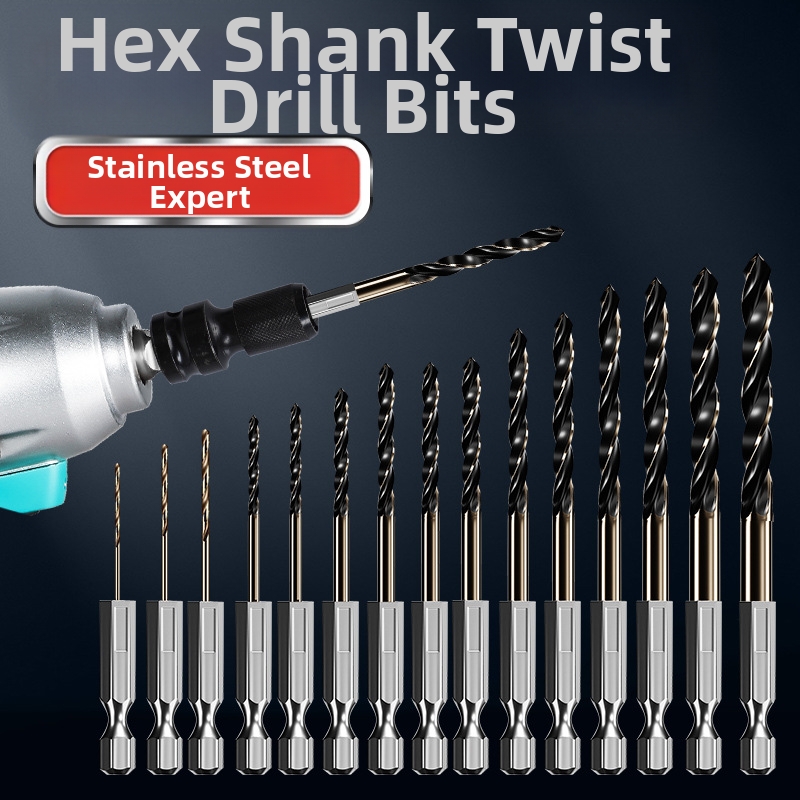 Power Tools Set - 1.5-6.5mm Hexagonal Handle Three Pointed Woodworki