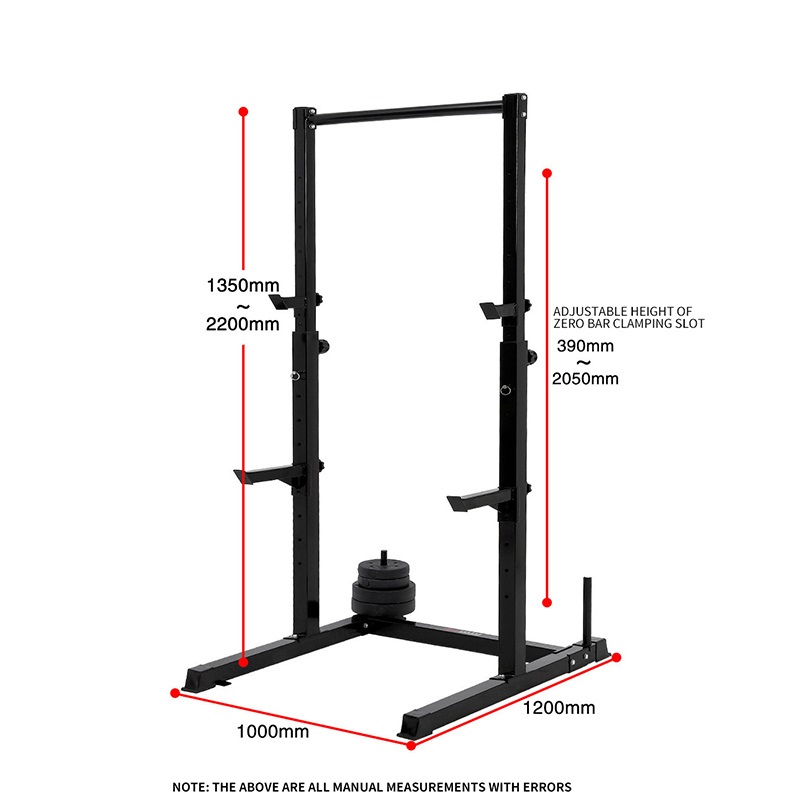 Adjustable Squat Rack Gym Squa - Power Tools Training recensione e prezzo