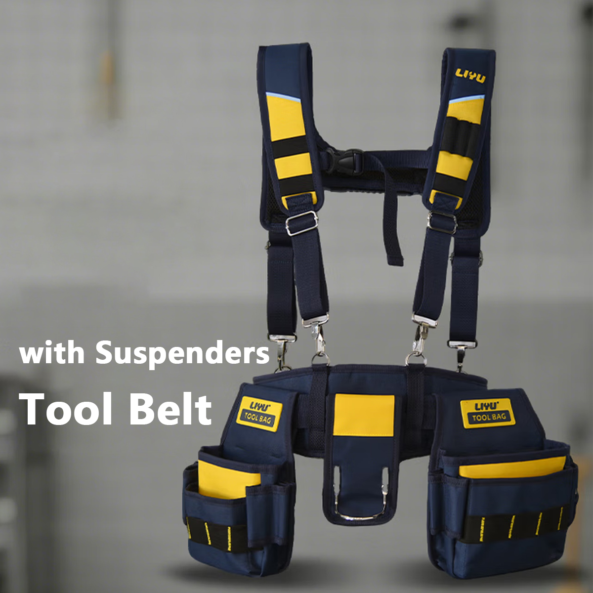 LIYU Tool Belt with Suspenders - Power Tools Band recensione e prezzo