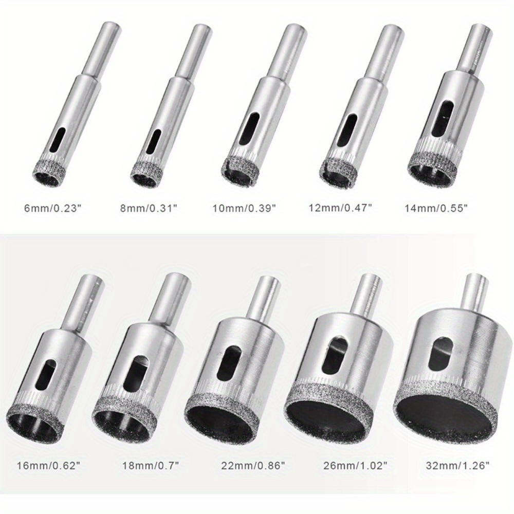 10 Piece Diamond Coated Drill  - Power Tools Set recensione e prezzo